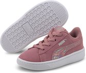 Puma Sneakers - Maat 21 - Meisjes - roze - wit