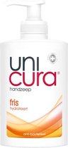 Unicura Handzeep - Fris hydrateert - Anti Bacterieel - Voordeelverpakking - 6 x 250 ml