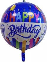Folie ballon voor helium happy birthday
