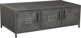 Duverger® Metal - Salontafel - staal - 6 deuren - locker type