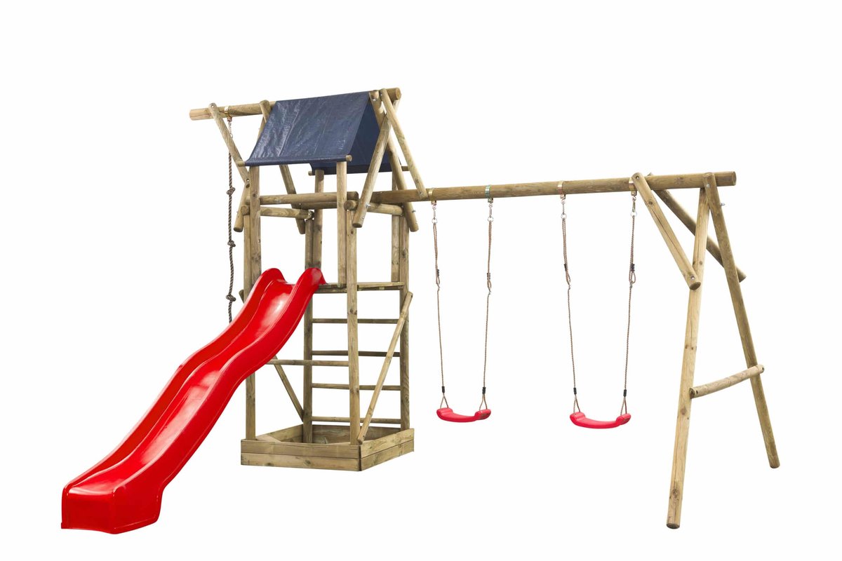 Swing King Speeltoestel Niels rode glijbaan 7880112.RD
