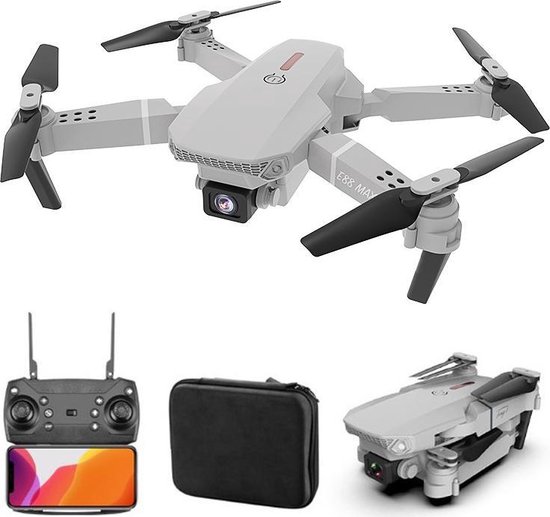 E88 opvouwbare drone met camera - Inclusief opbergtas - 40 minuten vliegtijd