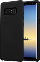 Samsung Note 8 Hoesje - Samsung galaxy Note 8 hoesje zwart siliconen case hoes cover hoesjes