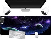 A&K XXL Galaxy Soft Gaming Muismat - Waterproof en Anti-Slip - 90x40 cm - Toetsenbord Mousepad