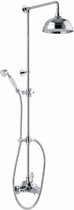 Van Heck douchekraan therm.set m grote hoofddouche 200mm+handset