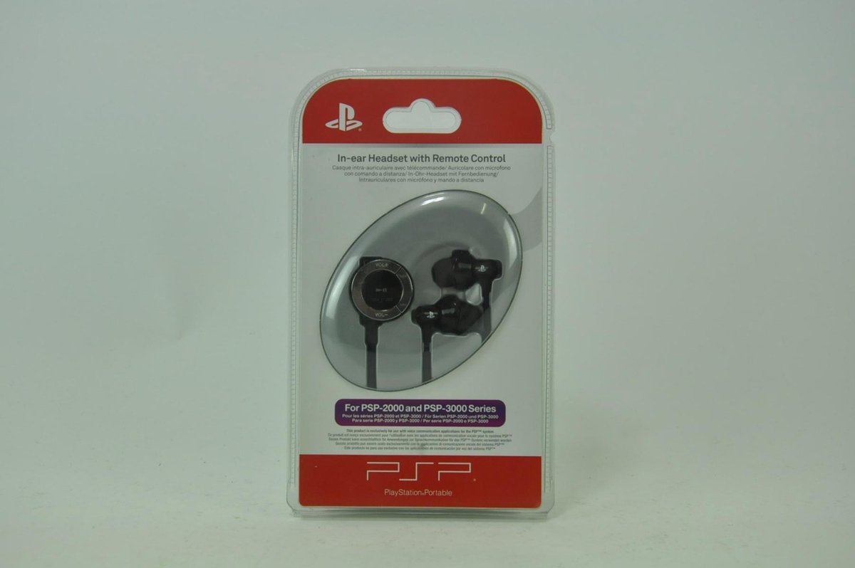 Sony PlayStation InEar Oortjes Zwart PSP