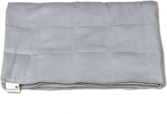 SensoLife Verzwaringsdeken SIMPLY – 16 kg – 220 x 240 cm – 100% katoen – Weighted blanket