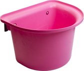 RelaxPets - Imperial Riding - Voerbak met Beugels - Halfrond - Roze - 15 Liter - 26x32x26 cm