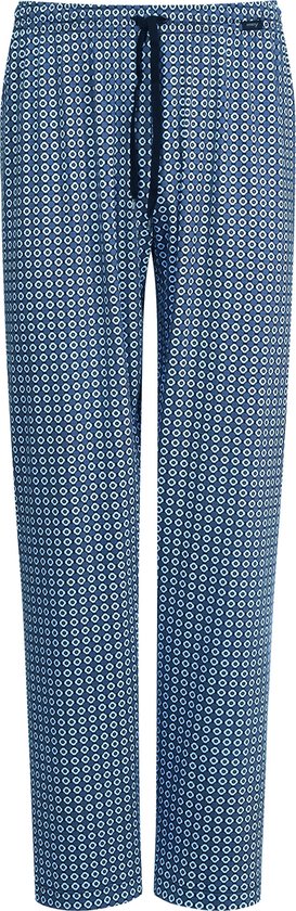 Pantalon de pyjama long Mey - Mornington - motif bleu - Taille : 3XL