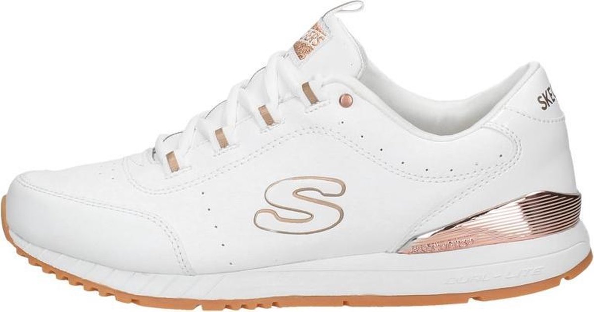 Skechers dames sneaker - Wit - Maat 41 | bol.com