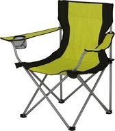 Chaise de camping Eurotrail Lausanne - noir lime