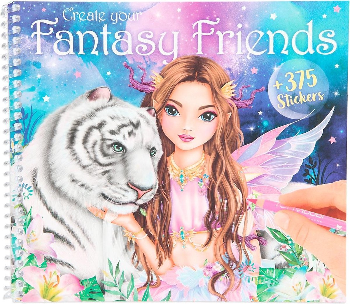 Top Model Kleurboek Fantasy Friend Meisjes 18 X 20 Cm Papier