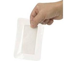 HEKA plast border - Eilandpleister transparant steriel - 5 x 7 cm - 1 stuks