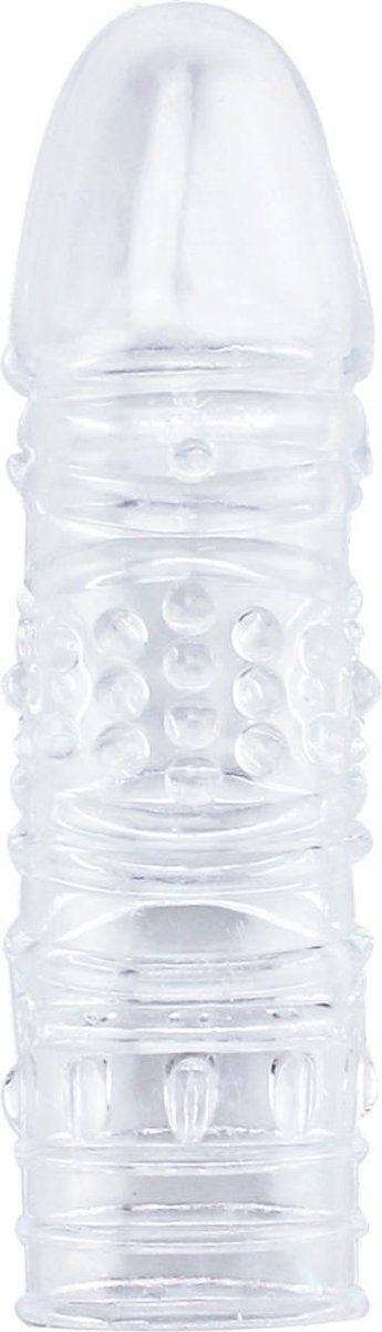 Goedkoopste Stimulerende Penis Sleeve met Ribbels en Gladde Eikel
