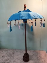 Parasol Bali Mini Blauw, Bij Mies