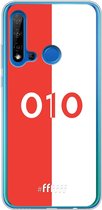 6F hoesje - geschikt voor Huawei P20 Lite (2019) -  Transparant TPU Case - Feyenoord - 010 #ffffff