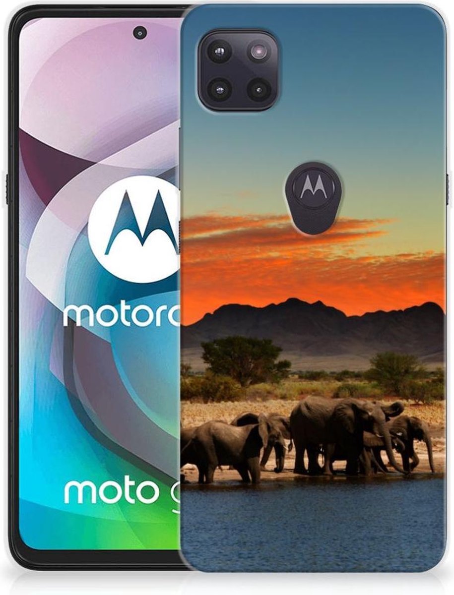 Motorola Moto G 5G TPU Hoesje Olifanten