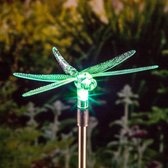 Decoratieve tuinsteker met solarlamp »Libelle«
