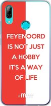 6F hoesje - geschikt voor Huawei P Smart (2019) -  Transparant TPU Case - Feyenoord - Way of life #ffffff