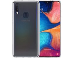 Hoesje - Geschikt voor Samsung Galaxy A20e - Sterk & Shockproof - Hoes Cover - Siliconen Case - Telefoonhoesjes - Transparant