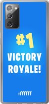 6F hoesje - geschikt voor Samsung Galaxy Note 20 - Transparant TPU Case - Battle Royale - Victory Royale #ffffff