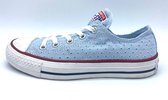 Converse All Star- lichtblauw, wit, rood - Maat 37,5