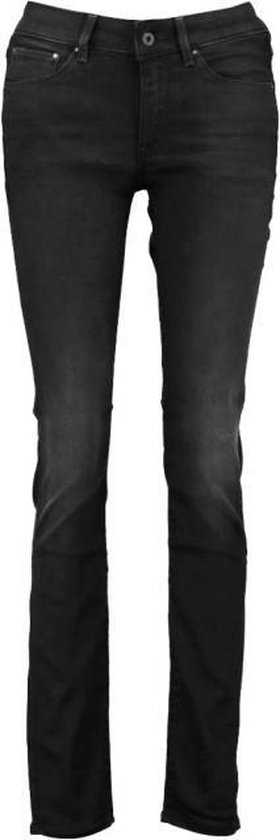 Terug, terug, terug deel flauw filter G-star zwarte contour high skinny jeans - valt 1 maat kleiner - Maat  W26-L34 | bol.com