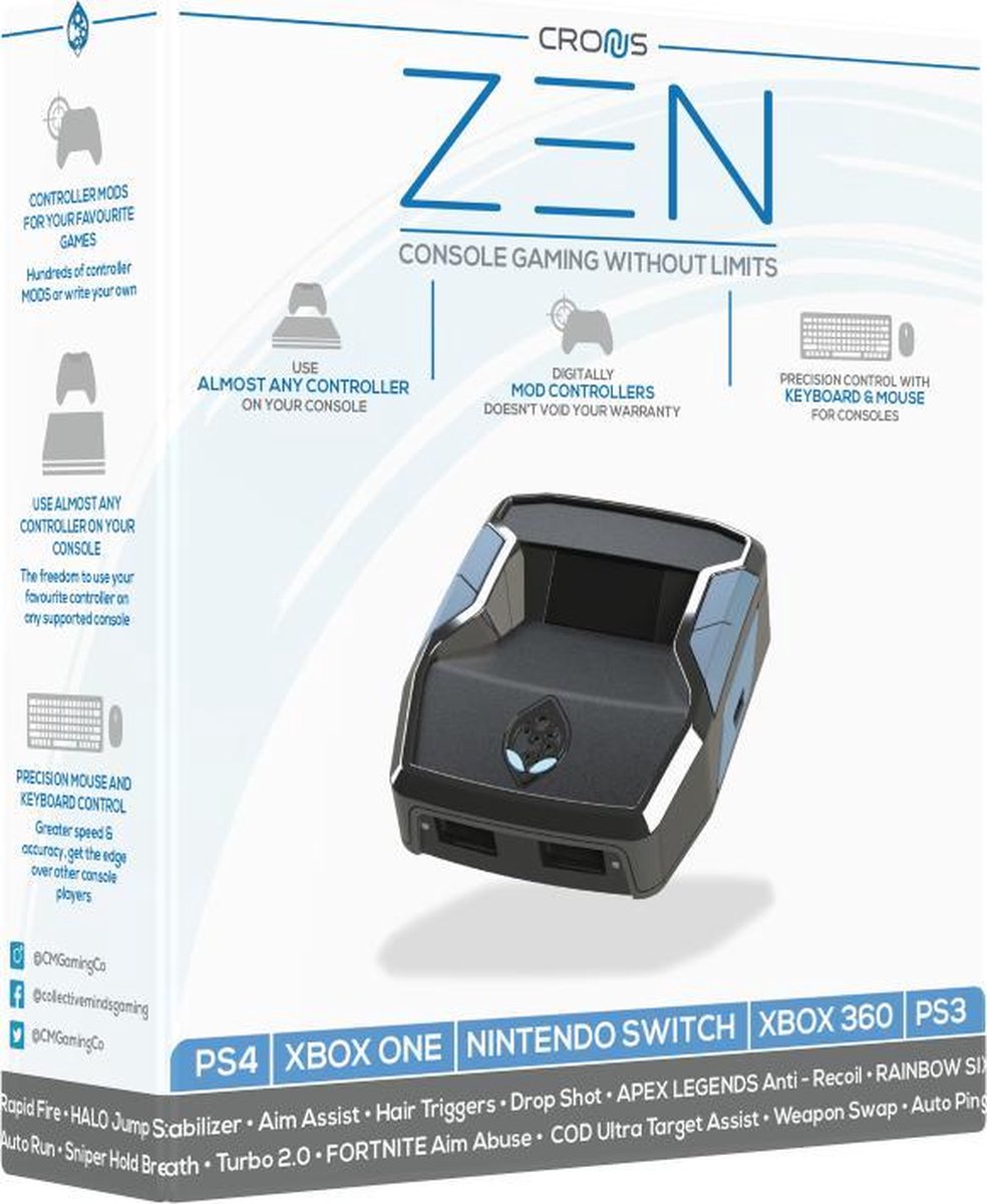 Cronus Zen - Playstation - Xbox- PC - Nintendo Switch | bol.com
