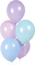 Amscan Feestballonnen Macaron Latex Pastel 10 Stuks
