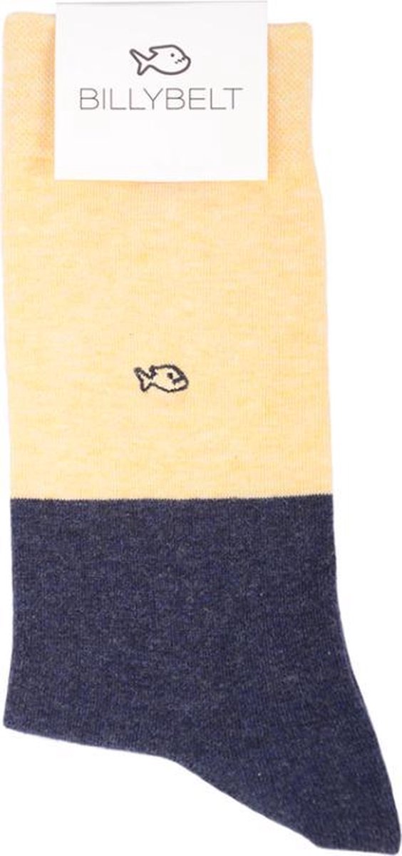 Billy Belt Katoenen sokken bi-color mottled Yellow / mottled Blue 41 - 46