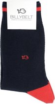 Billy Belt Katoenen sokken Pique gebreid navy - red 41 - 46