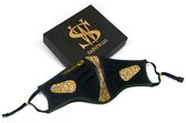 Saint Wafi - Rainbow Bee - Gezichtsmasker - Fashion masker - Mondmasker - Masker - Mondkapje - Maat L (Mannen)