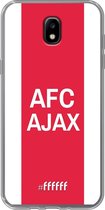 Samsung Galaxy J5 (2017) Hoesje Transparant TPU Case - AFC Ajax - met opdruk #ffffff