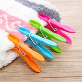 Plastic Knijpers | Plastic Wasknijpers | Kunststof Wasknijpers |  Plastic Clothes Pins | Wassen | Ophangen | 1 set = 24 knijpers in verschillende kleuren