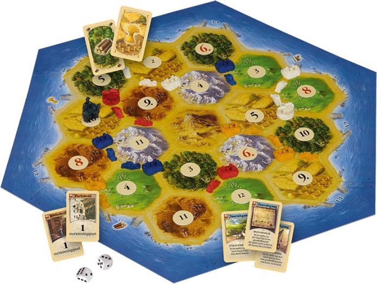 Rommelig oppervlakkig zaterdag 999 Games De Kolonisten Van Catan Basisspel | Games | bol.com