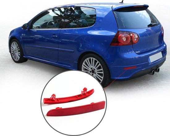 Réflecteurs adaptés pour VW Golf 5 R32 réflecteur pare-chocs arrière Tuning échappement Look