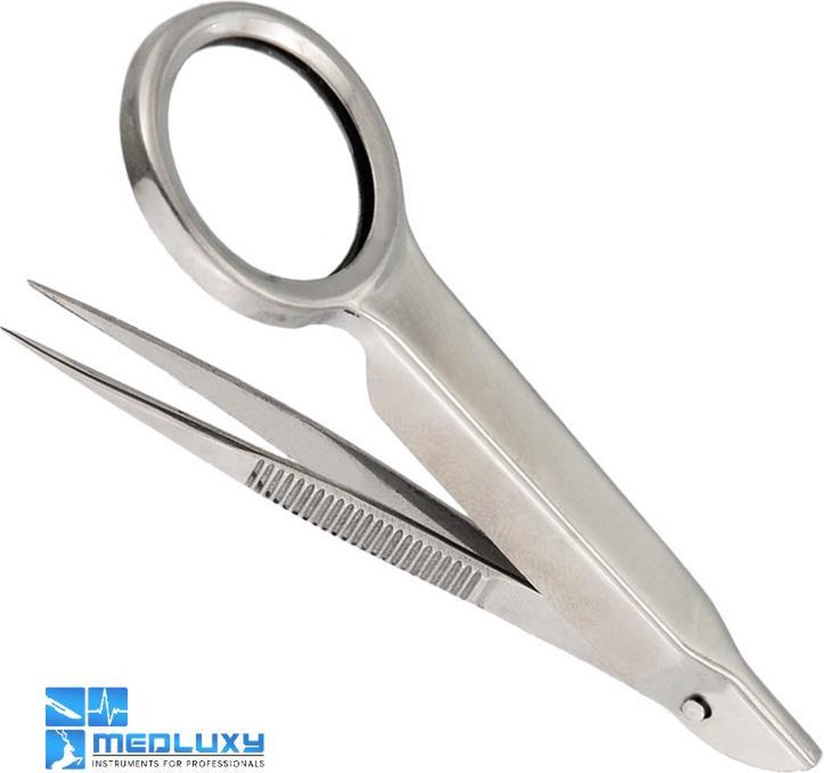 Goedkoopste MEDLUXY - Splinter Pincet - Vergrootglas (loep) - niet verstelbaar - 10 cm