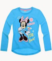 Disney Minnie Mouse longsleeve - blauw - maat 86/92