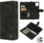 Samsung Galaxy S21 Plus Hoesje Charcoal Gray - Casemania 2 in 1 Magnetic Book Case