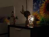 Handgemaakte duurzame kokosnoot nachtlamp olifant – Eco-Friendly Handmade night lamp elephant