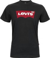 Levi's Housemarked - Heren t-shirt korte mouw - Ronde hals - Regular fit - 100% katoen - Zwart - S