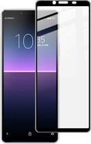 Sony Xperia 10 ii Screenprotector - Beschermglas Sony Xperia 10 ii Screen Protector Glas - Full cover - 1 stuk