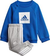 adidas adidas 3-stripes Trainingspak - Maat 62  - Unisex - blauw - grijs - wit
