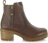 Panama Jack Pauline B3 enkellaarsjes cognac Leer - Dames - Maat 37