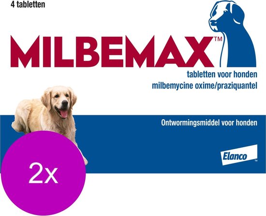 Milbemax Dog Elanco Milbemax Hund Elanco Milbemax Hond Anti