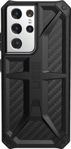 UAG - Samsung Galaxy S21 Ultra Hoesje - Back Case Monarch Carbon Fiber