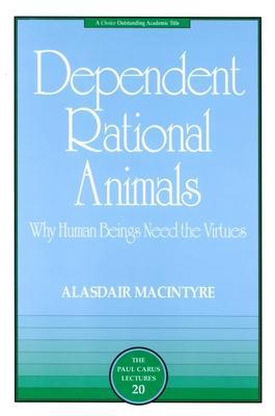 Dependent Rational Animals - cover