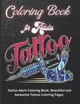 Tattoo Coloring Book for Adults