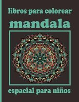 libros para colorear mandala espacial para ninos