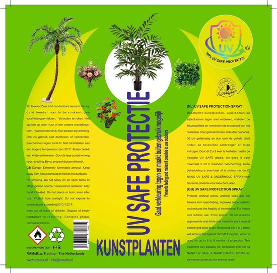 Deco Greens UV-Protectie Spray in Spuitbus - voor Kunstplanten - 400 ml